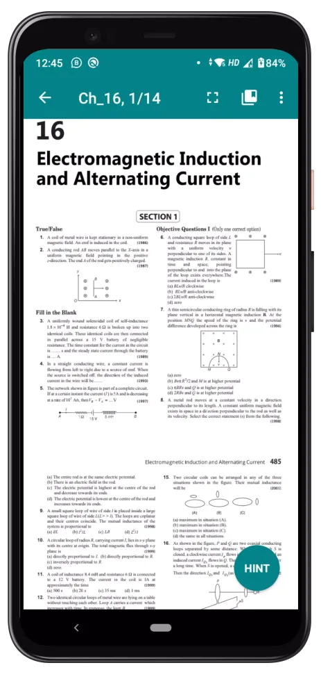 PHYSICS: JEE PAPER SOLUTION Ekran Görüntüleri