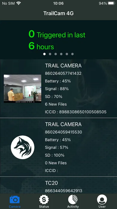 Capturas de pantalla de TrailCam 4G