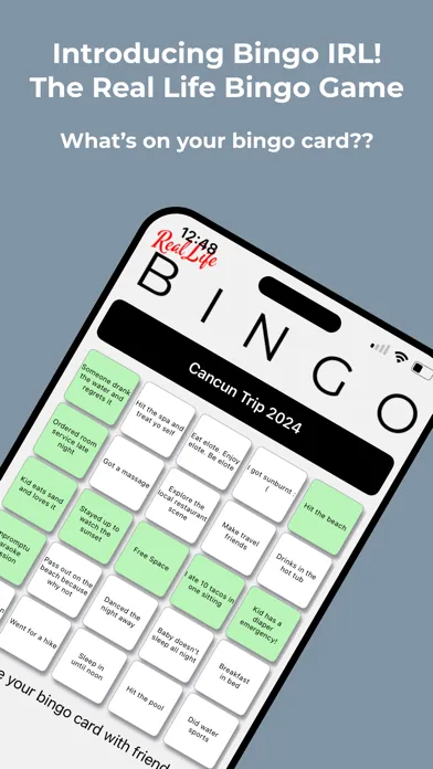 Captures d'écran de Bingo IRL - Real Life Bingo