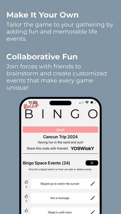 Captures d'écran de Bingo IRL - Real Life Bingo