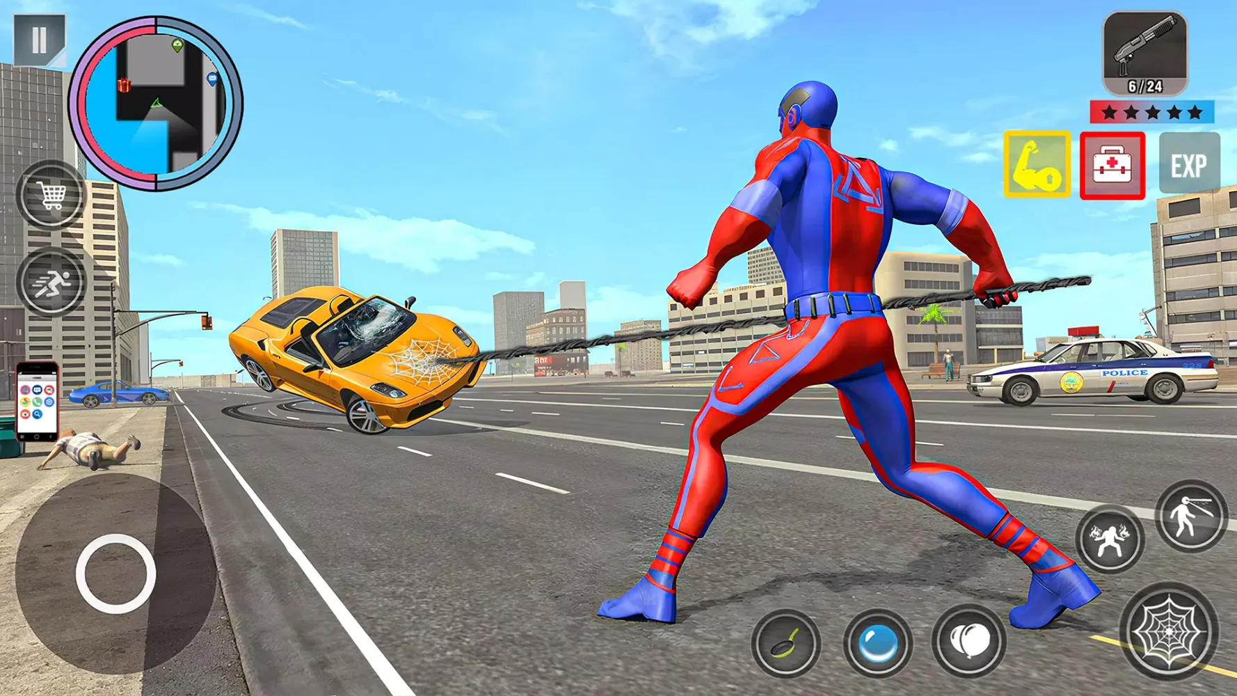Spider Rope Action Game Screenshots