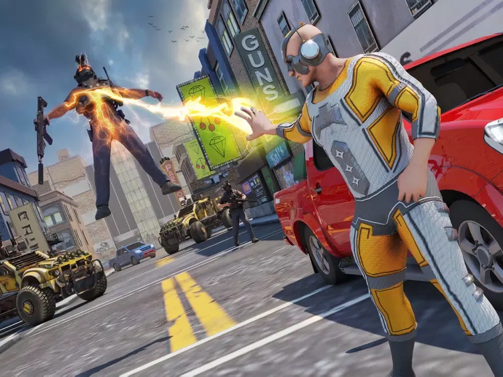 Tangkapan layar Super Heroes Speed Wars iPad 