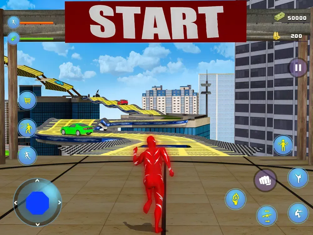 Tangkapan layar Super Heroes Speed Wars iPad 