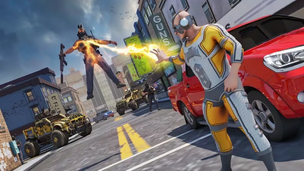 Tangkapan layar Super Heroes Speed Wars