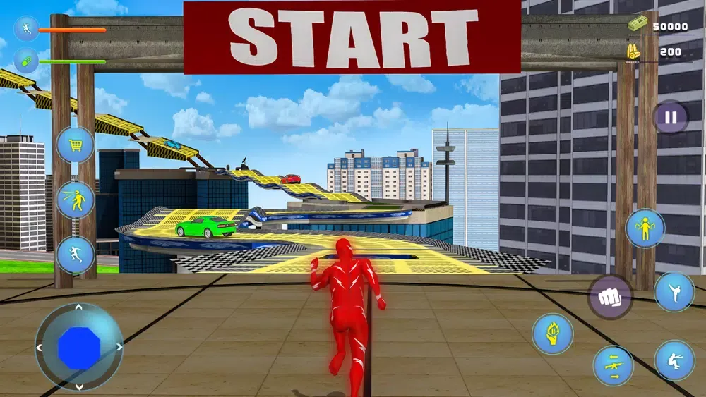 Tangkapan layar Super Heroes Speed Wars