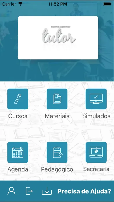 Screenshot di Portal do Aluno