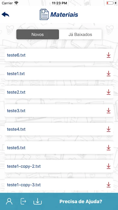 Screenshot di Portal do Aluno