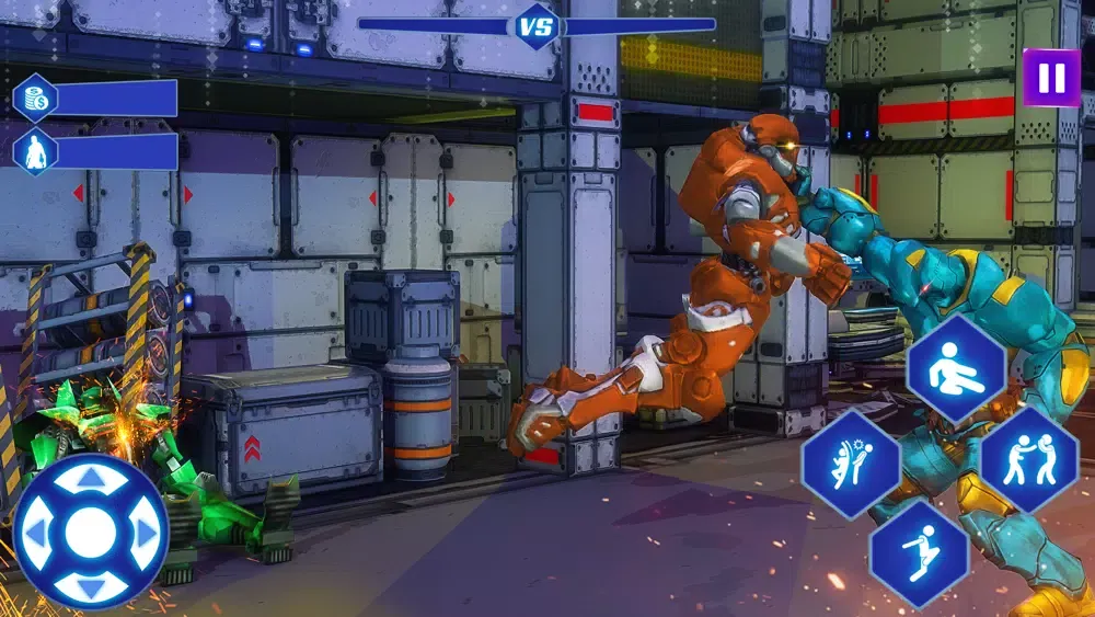 Ảnh chụp màn hình của Super Robot City Street Battle