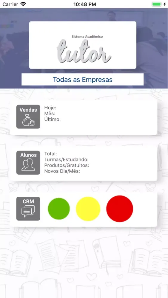 Скриншоты Tutor Gestão