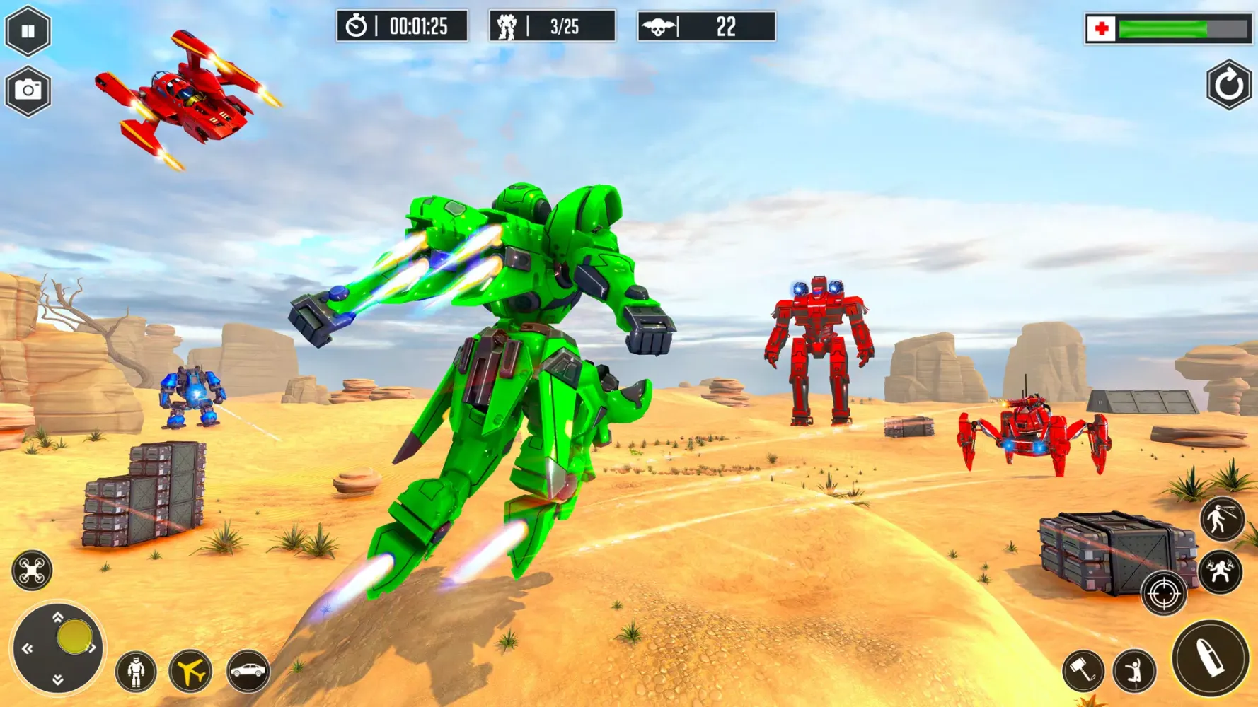 Robot Transform: Car Robot War Screenshots