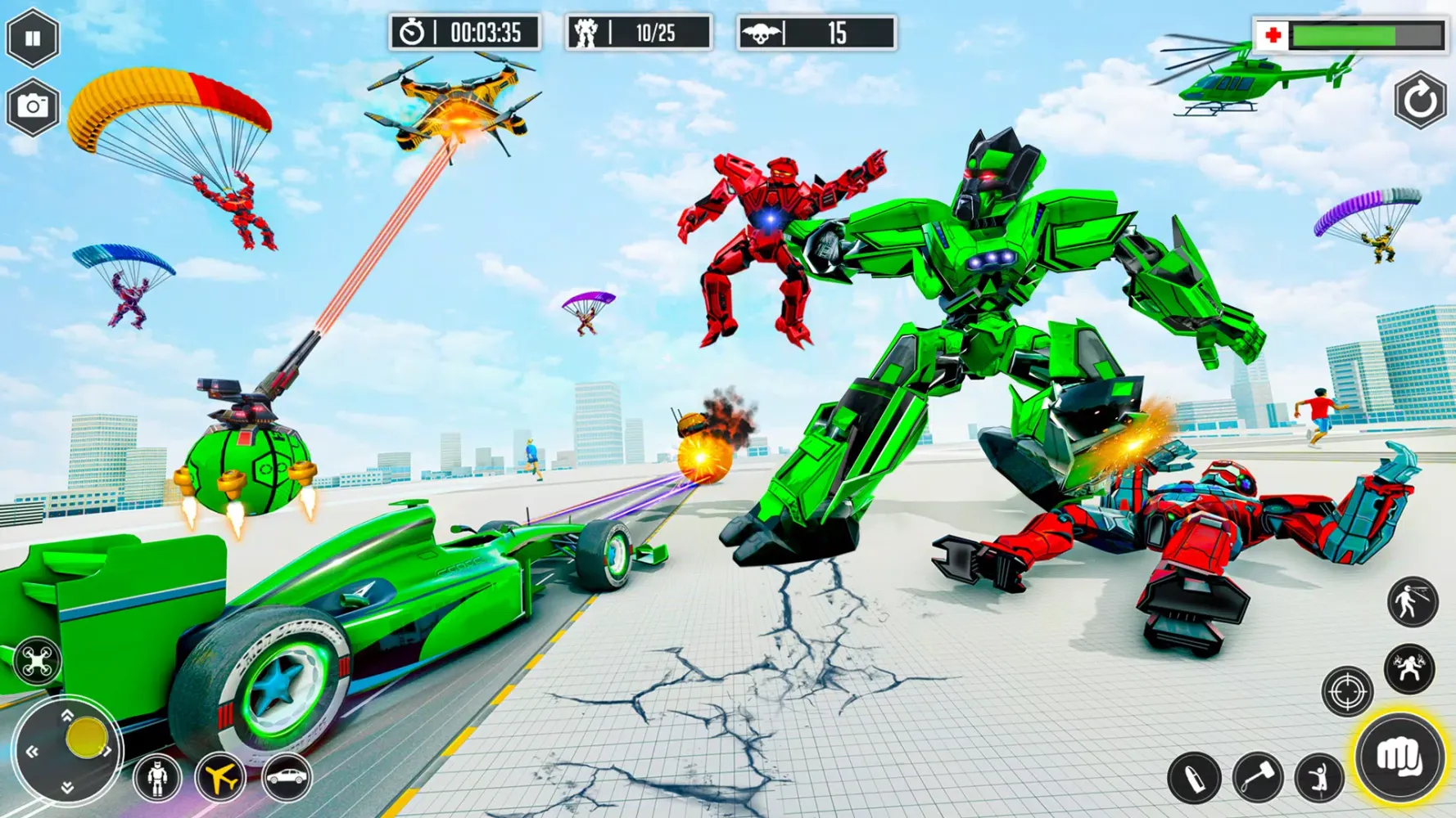 Robot Transform: Car Robot War Screenshots
