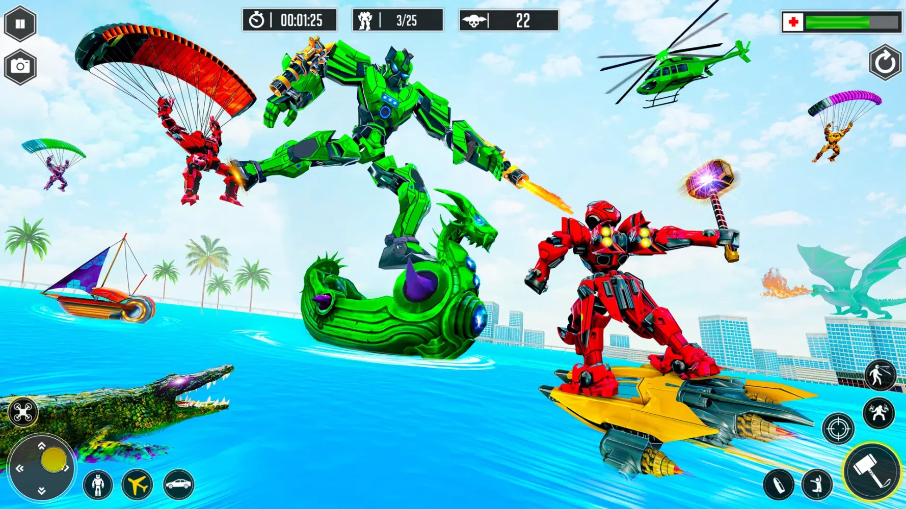 Robot Transform: Car Robot War Screenshots