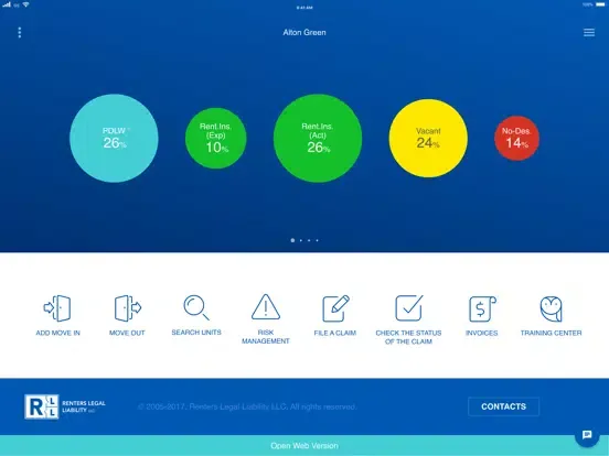 Tangkapan skrin RLL Manager iPad 