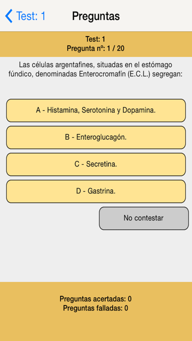 Anatomía Patológica Test Ekran Görüntüleri