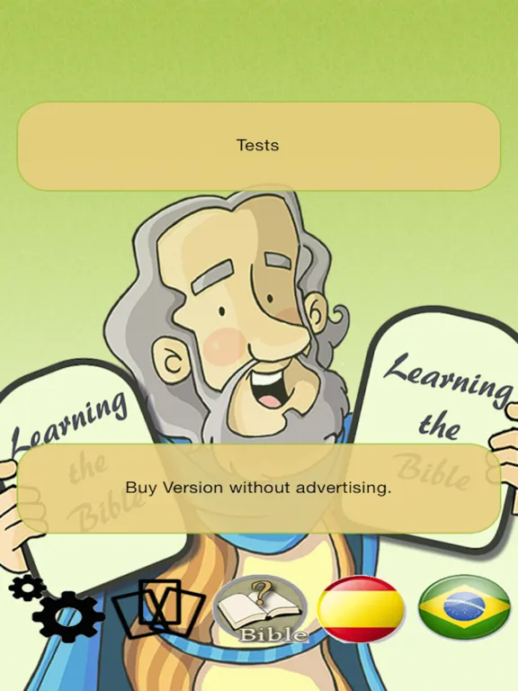 Ảnh chụp màn hình của Learning the Bible iPad 