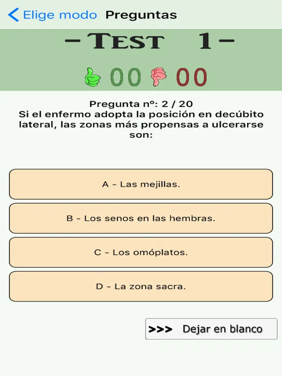 TestOpos Auxiliar Enfermería iPad  Ekran Görüntüleri