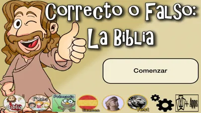 Tangkapan skrin Correcto o Falso: La Biblia