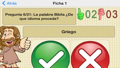 Tangkapan skrin Correcto o Falso: La Biblia