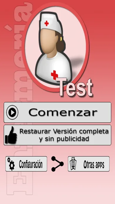 Captures d'écran de TestOpos Enfermería