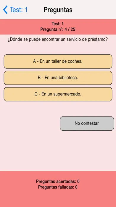 Examen Nacionalidad Española 스크린샷