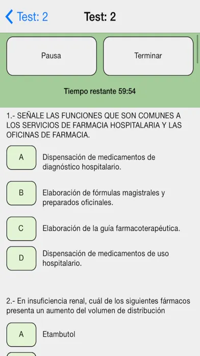 Screenshot di Farmacia Test