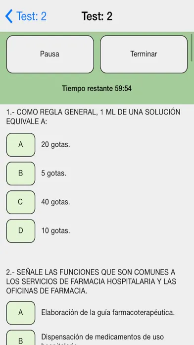 Screenshot di Farmacia Test