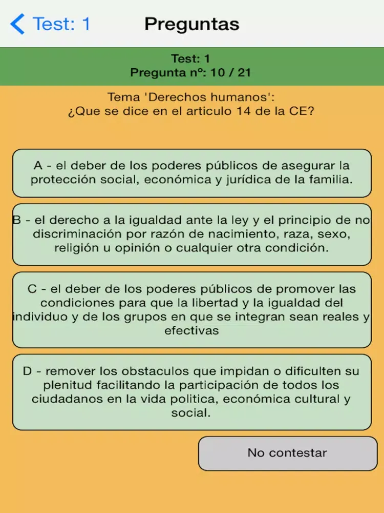 Guardia Civil Test Examenes iPad  Ekran Görüntüleri