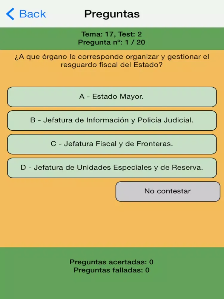 Guardia Civil Test Examenes iPad  Ekran Görüntüleri