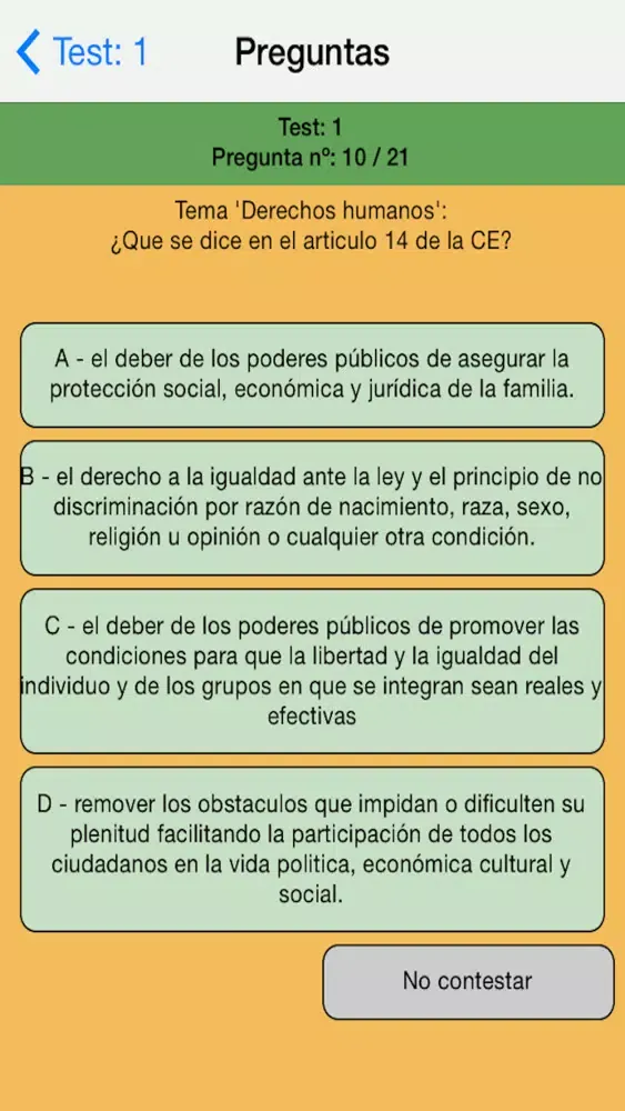 Guardia Civil Test Examenes Ekran Görüntüleri