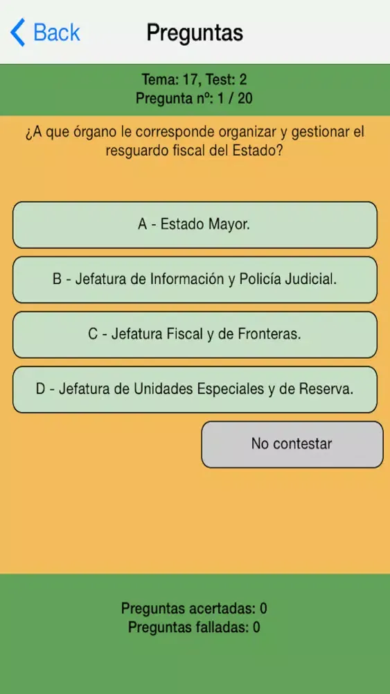 Guardia Civil Test Examenes Ekran Görüntüleri