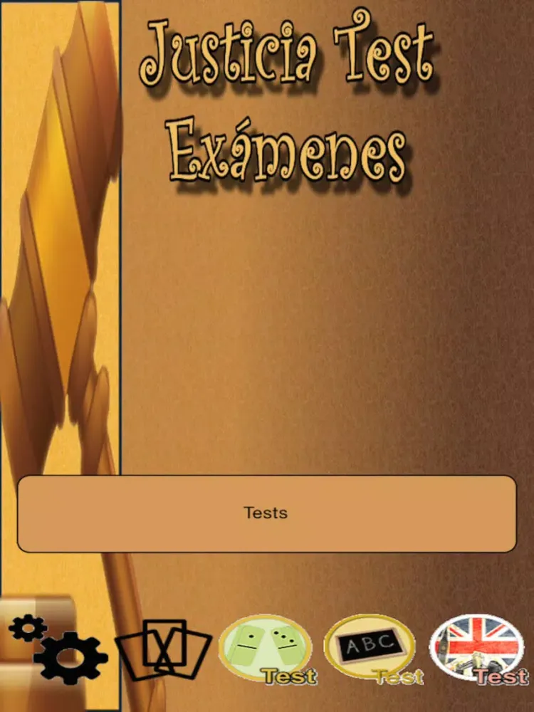 Screenshot di Justicia Test Examenes iPad 