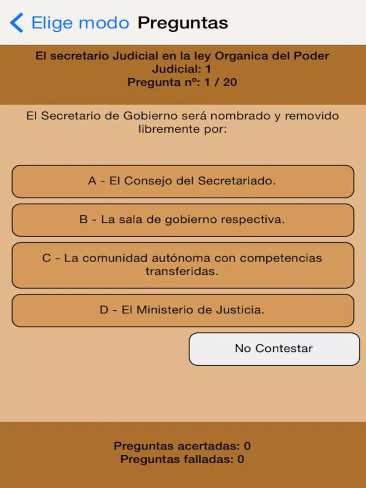 Screenshot di Justicia Test Examenes iPad 