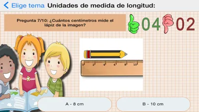 Ảnh chụp màn hình của Matemáticas 6 años