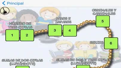 Tangkapan skrin Matemáticas 7 años