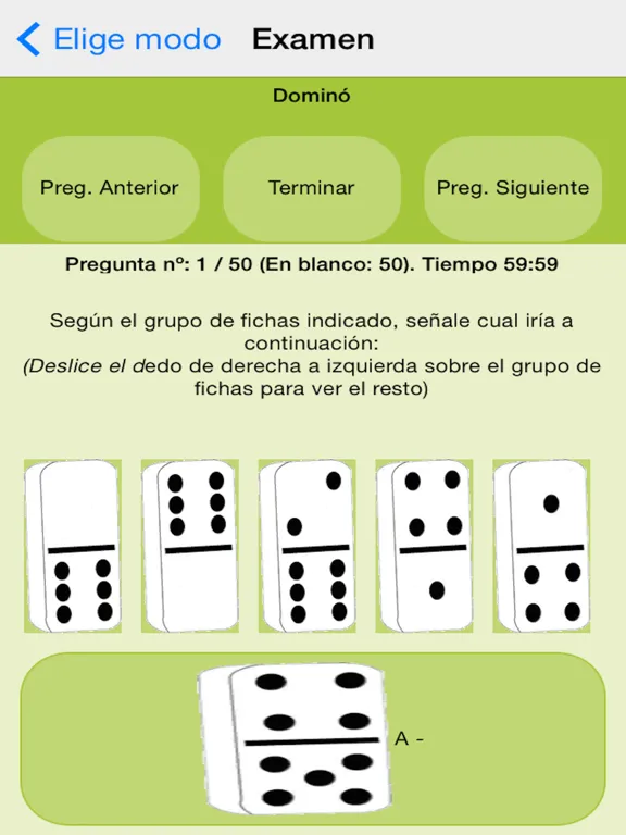 صور Psicotecnicos Test iPad 
