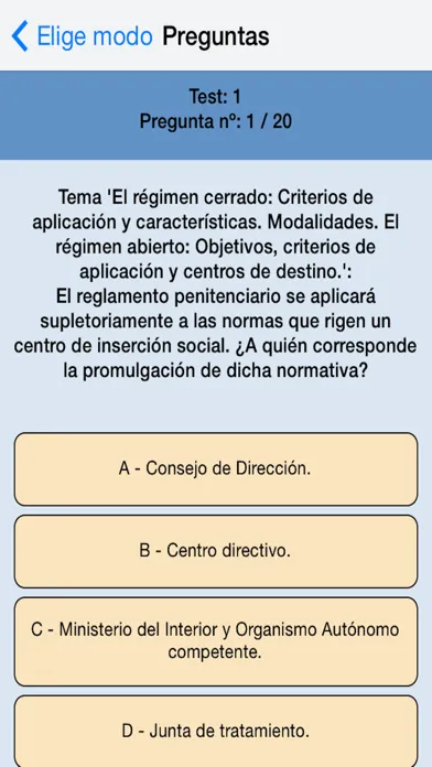 TestOpos Inst. Penitenciarias 스크린샷