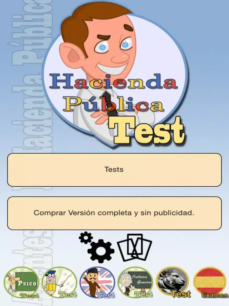 Captures d'écran de TestOpos Agentes de la Hacienda Pública iPad 