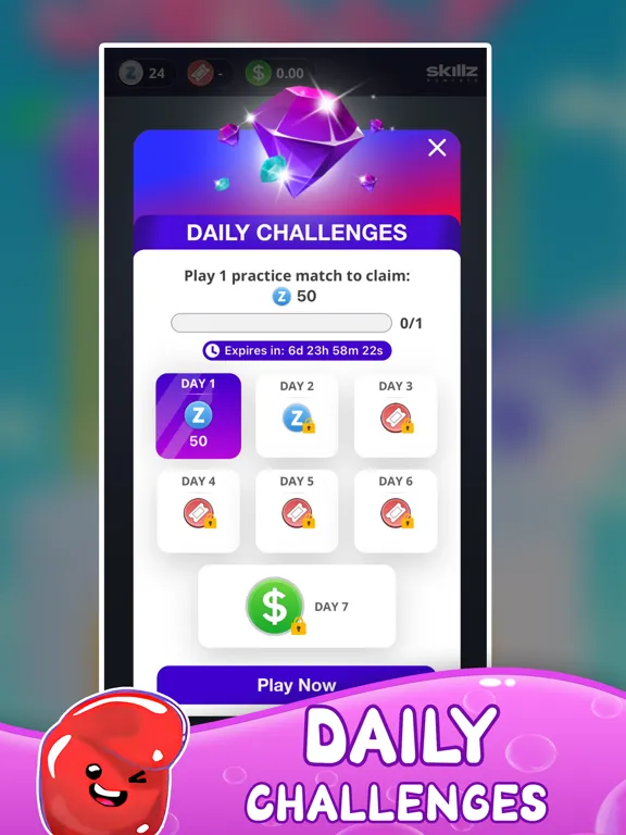 Tangkapan layar Jelly Shift Baby Hazel Endless iPad 