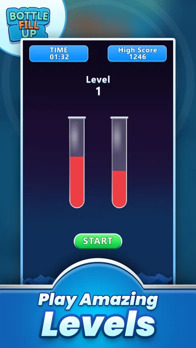 Water Sort Sprint Game Puzzle Ekran Görüntüleri