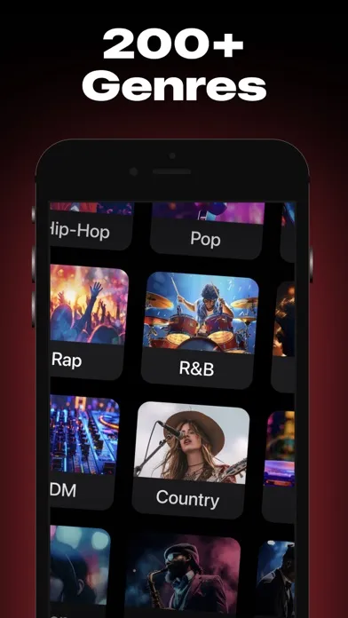 Capturas de pantalla de Donna AI Music Song Generator