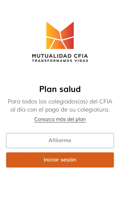 Capturas de pantalla de MUTUALIDAD CFIA