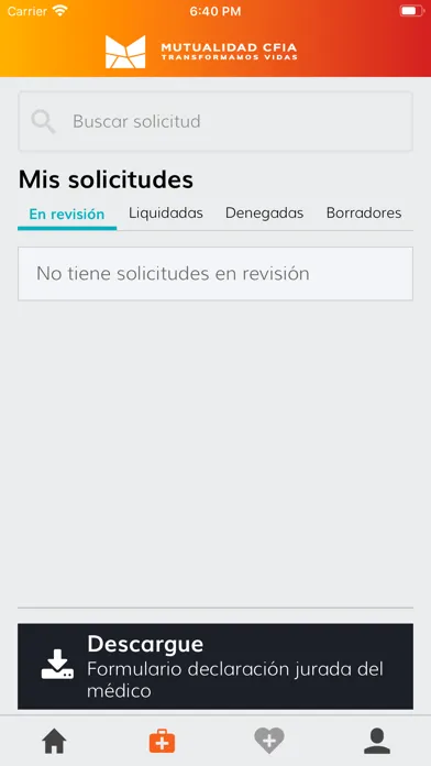 Capturas de pantalla de MUTUALIDAD CFIA