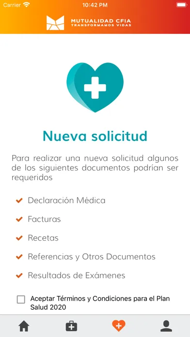 Capturas de pantalla de MUTUALIDAD CFIA