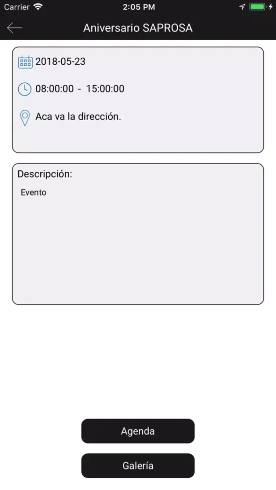 Capturas de pantalla de Eventos Intcomex GT