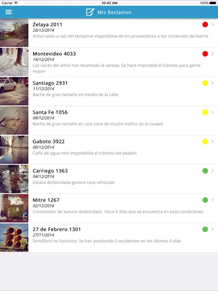 Ảnh chụp màn hình của Compromiso Ciudadano (DEMO) iPad 