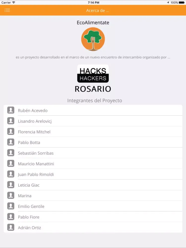 Ecoalimentate iPad  Screenshots