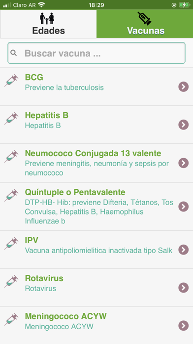 Calendario de Vacunación ARG Screenshots