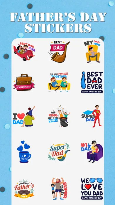 Father’s Day Stickers 2020 Screenshots