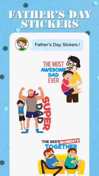 Father’s Day Stickers 2020 Screenshots