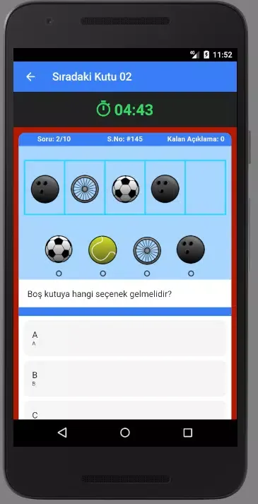 Bilsem Sınavı Hazırlık DEMO سکرین شاٹس